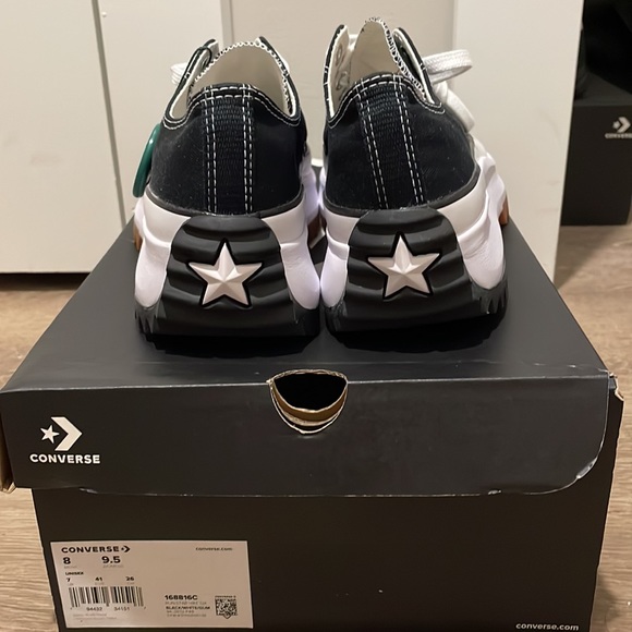 Converse Black and White Sneakers - Picture 3 of 4